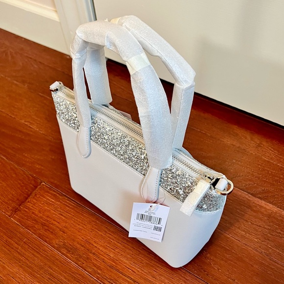 NWT Kate Spade Flash Glitter Satchel Purse - Picture 13 of 15
